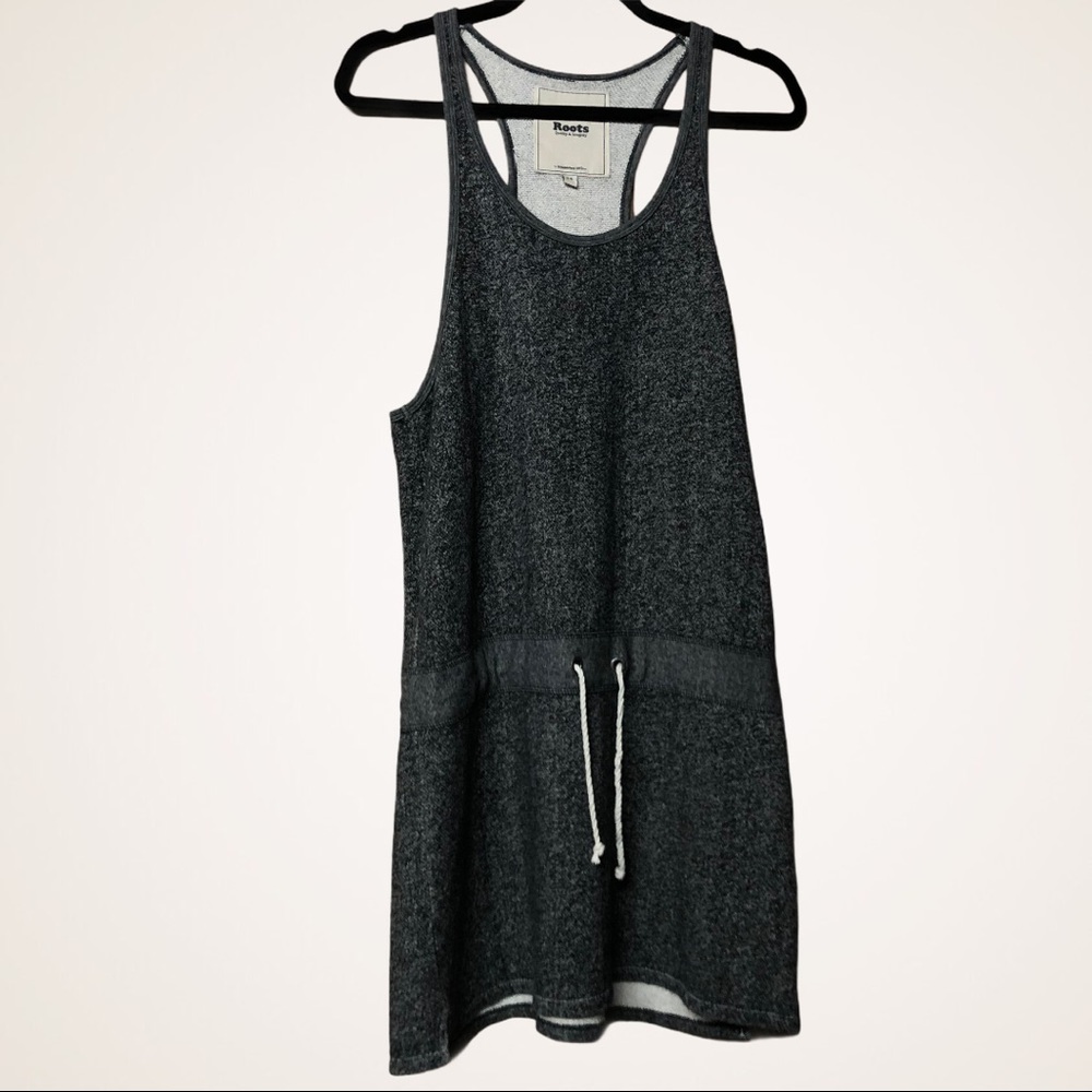 ROOTS / sweater tank dress L